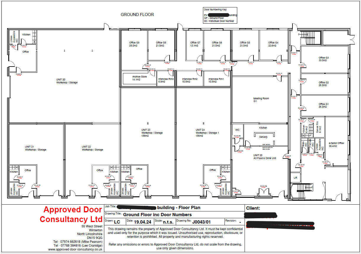 Fire Safety Drawing
