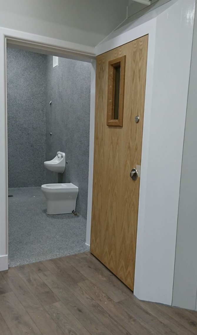 Mental Health Door & Bathroom Project