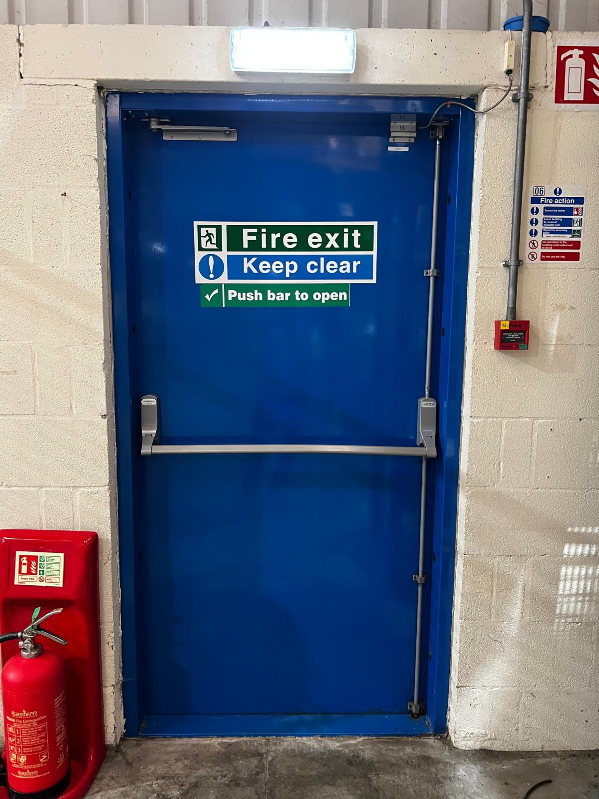 Fire Exit Ironmongery